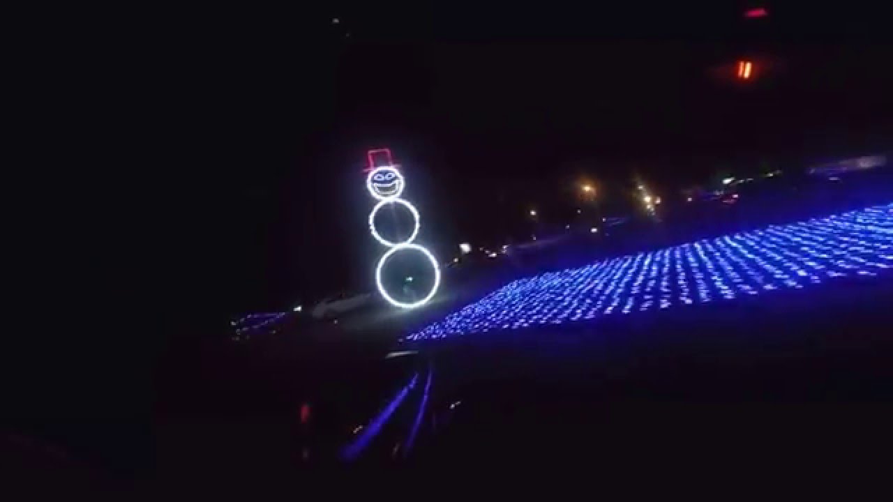 Camp Jordan lights in east ridge ga 2015 YouTube