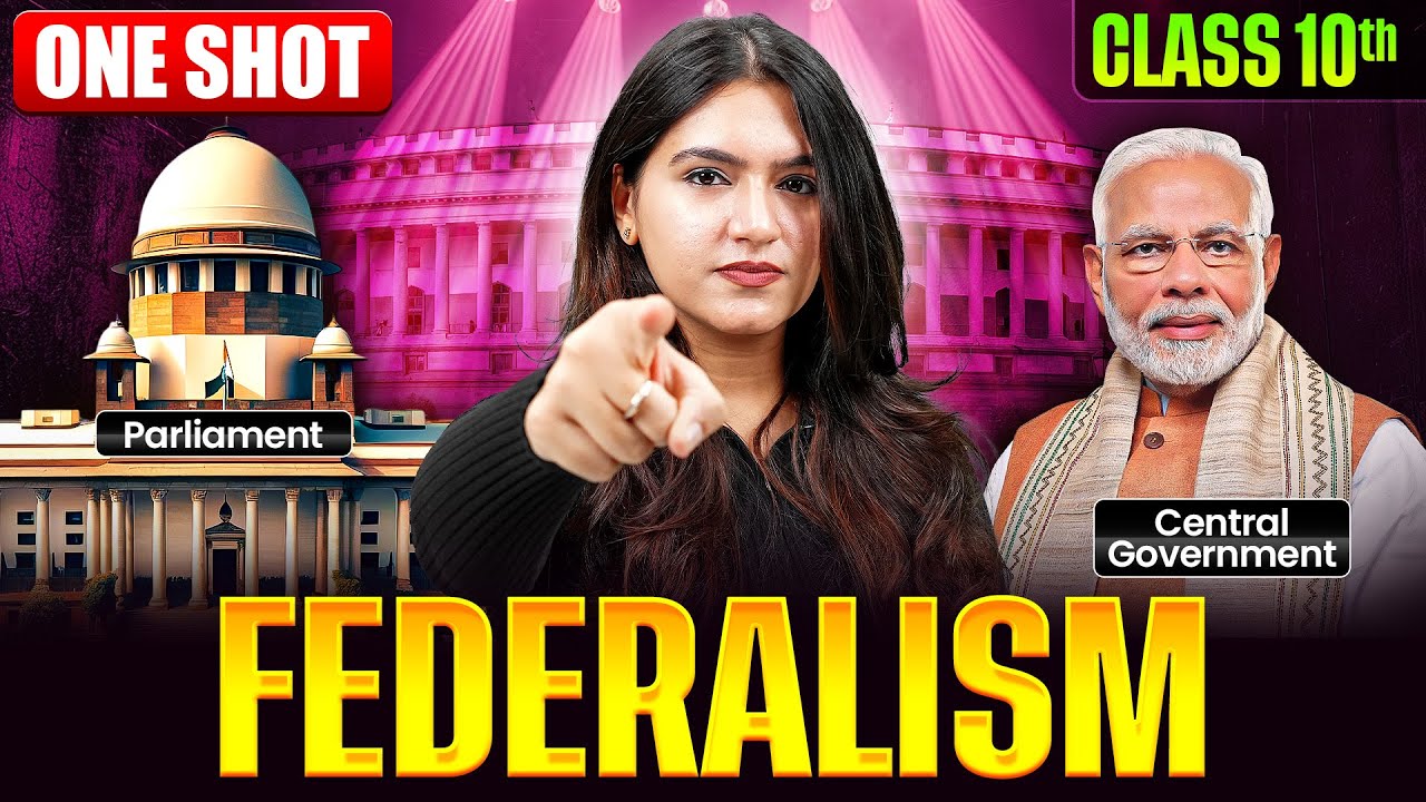 Federalism Class 10 One Shot | Class 10 Civics Chapter 2 | SST | Board Exam 2026 | Ujjvala Punj