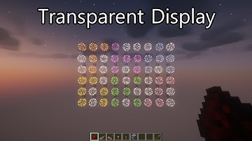 I made 16 color Transparent Display using minecraft redstone