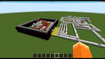Minecraft door lock powered by 4-bit redstone processor