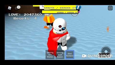 [Roblox:SMB] omnipotent sans and underverse ink sans showcase