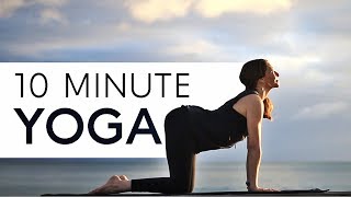Morning Yoga at the Beach (10 Min Stretch) For Energy!