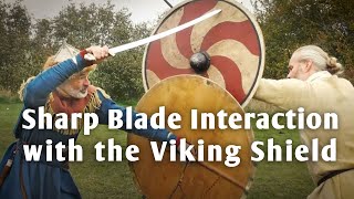 Sharp blade interaction with the Viking shield