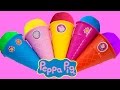 Peppa Pig Surprise Ice Cream Cones Mickey Mouse Disney Toys Videos Helados con Sorpresas