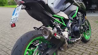 Akrapovic Auspuff an Kawasaki Z 900 Baujahr 2023