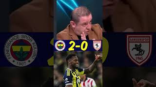 Nihat Kahveci Fenerbahçe 2-0 Samsunspor Maçı Jhon Duran'nın performansını değerlendird #shots