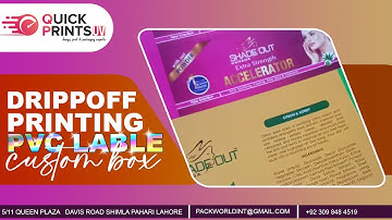 Pvc Labels with Dripp off Effect | Mastering Drip-Off Printing