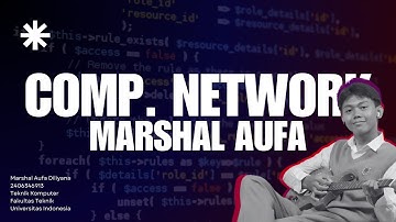 PENJELASAN JARINGAN KOMPUTER - CASE STUDY MODUL 09 | MARSHAL AUFA