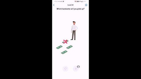 Which bank note will you pick up easy game level 68