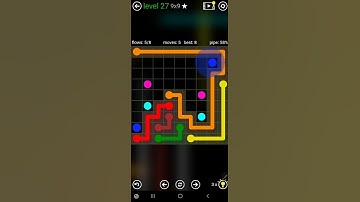 How To Solve Flow Free Classic Pack Level 27 9x9 Board Walk Through Solution Walkthrough