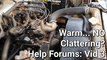 2001 Montero sport timing tensioner failure: warmed engine idle clatter gone. (2015-9-5)