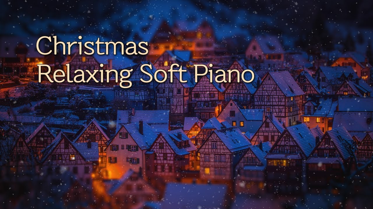 크리스마스 소프트 피아노 음악 | 휴식을 위한 음악 | 조용한 캐롤 | 수면, 카페, 명상