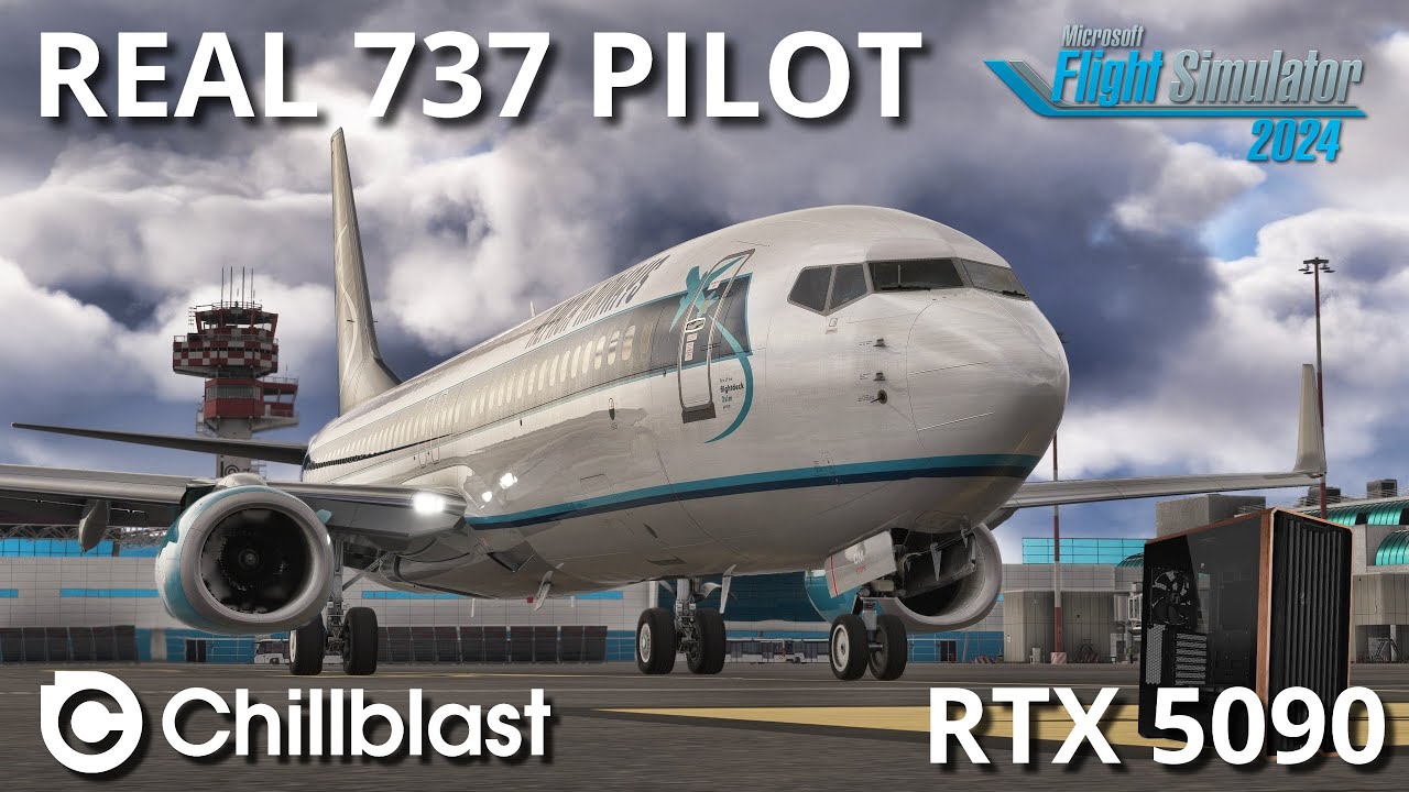 Chillblast built my ULTIMATE flight sim rig! | PMDG 737 Test Flight with a Real 737 Captain