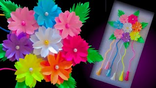 Creative Paper Flower Wall Hanging / Colourful Wall Hanging/ Paper Flowers@KovaiCraft