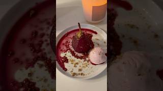 Easy Wine Poached Pears/Fancy Dessert At Home🍷🍐