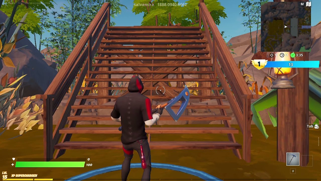 ⭐100 LEVEL MYSTERY DEFAULT DEATHRUN ⭐  By salvamira Fortnite Creative Mode Custom Island - Code