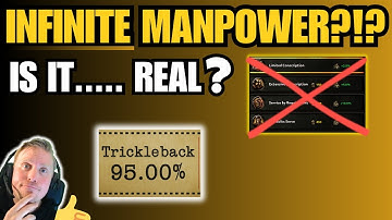 Get more out of your Manpower - Trickleback maximization