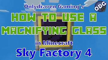 Minecraft - Sky Factory 4 - How to Remove Specific Folders from File Cabinets with Magnifying Glass