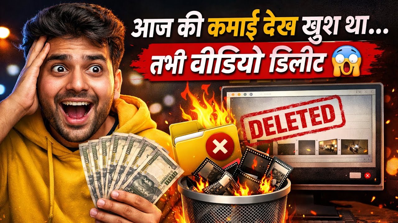 19 	आज की कमाई देख खुश था… तभी वीडियो डिलीट 😱 | Vlog Gone Wrong February 2026