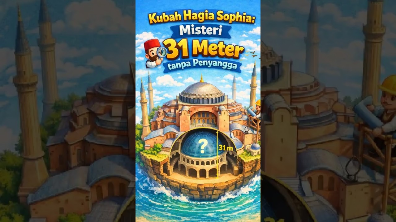Kubah Hagia Sophia: Misteri 31 Meter tanpa Penyangga