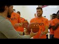 Palace players visit Chicago Bulls