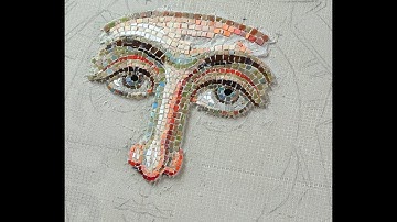 Time Lapse Mosaic Art - Theotokos of the Sign - Mozaik Bogorodica Znamenja