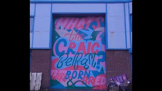 Whats The Craic A Well Used Northern Ireland Phrase Painted At Ravenhill Rd Business Pk Belfast