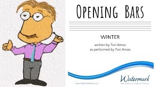 Video thumbnail of "OB ‣ Winter - Tori Amos  (Piano Tutorial)"