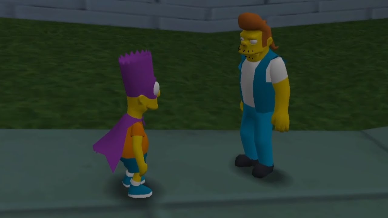 The Simpsons: Hit & Run - Level 6 (Bart) - 100% Walkthrough (All Wasp Cameras, Gags, and Cards)