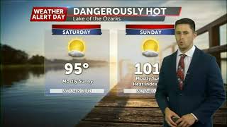 Tracking a cool Friday before dangerous heat returns this weekend