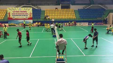 Đá cầu- Shuttlecock kicking :Chung kết: Đôi nam nư: Bắc Giang (Tú Uyên) sv TT Huế (Đông Tuyết) s1