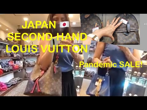 JAPAN SECOND-HAND LUXURY BAGS  PANDEMIC SALE NG LOUIS VUITTON