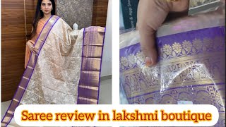 Lakshmibotique Saree Review