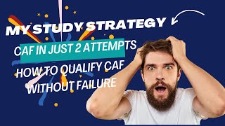 How I Qualify CAF in just 1 year / Strategy to qualify CAF in first attempt / Made CA easy screenshot 5