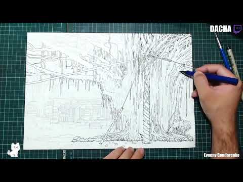 Inking process, Taiwan park.