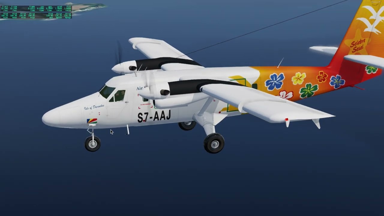 Les îles Seychelles (3)  :XP1205-B3 en DHC6-TWIN-OTTER-LP