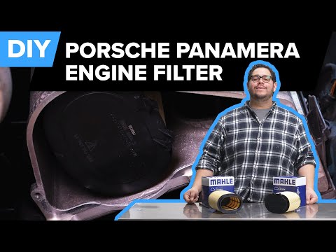 Porsche Panamera Engine Air Filter Replacement DIY (2010-2016 Porsche Panamera 970)