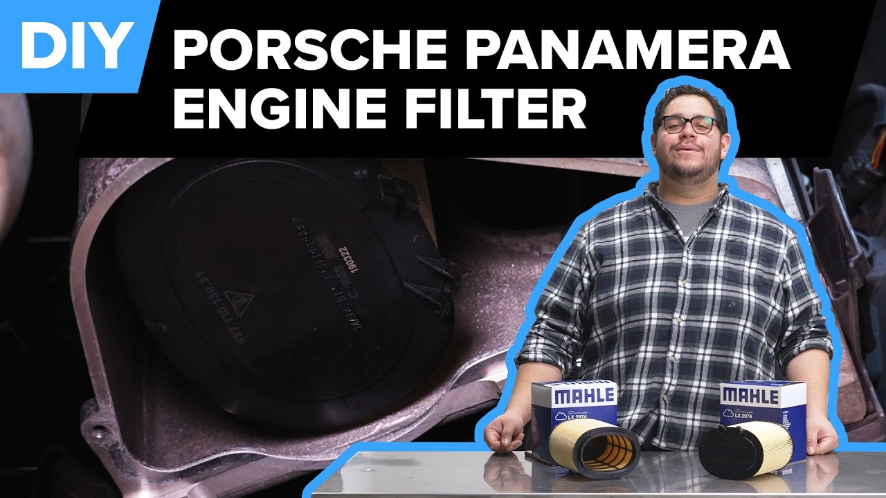 Porsche Panamera Engine Air Filter Replacement DIY (20102016 Porsche