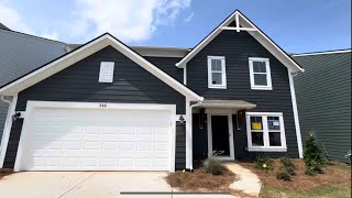 New construction 🏠Greenbriar floor plan in Crossvone Estates. Fischer Homes