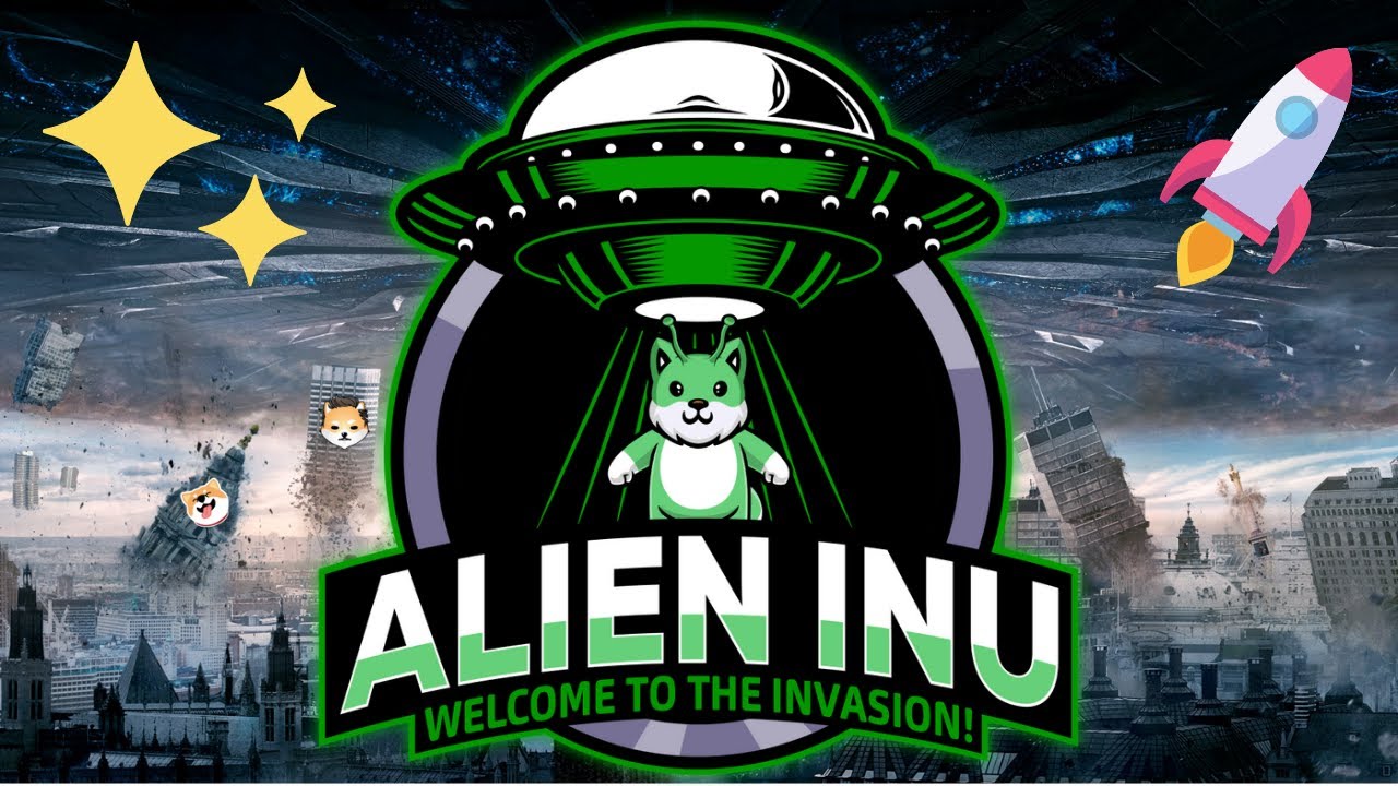ALIEN INU Token 100X Crypto News 🚀 PlayToEarn Video Game, NFT, the