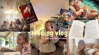 reading vlog 📖🤸🏼‍♀️ (daughter of no worlds + magnolia parks: the long way home)