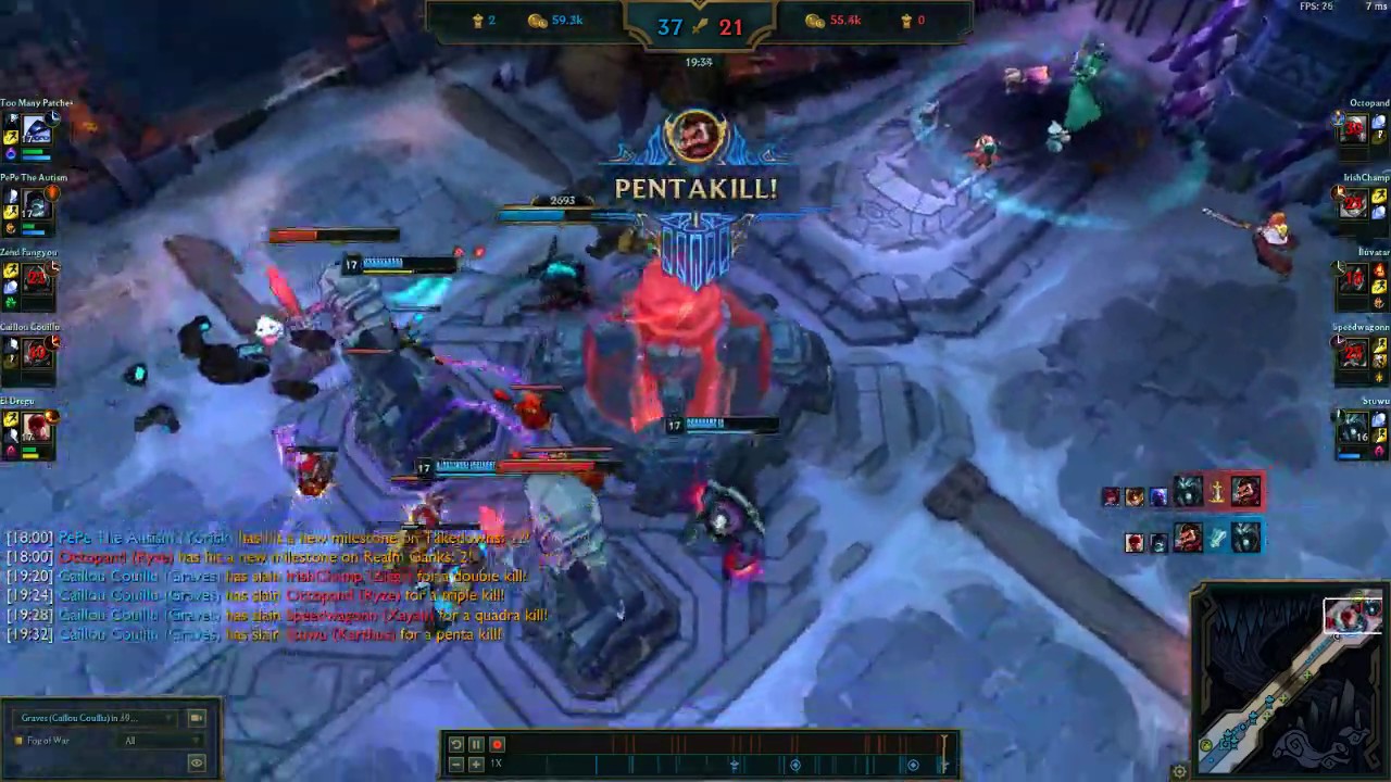 Pentakill Graves ARAM