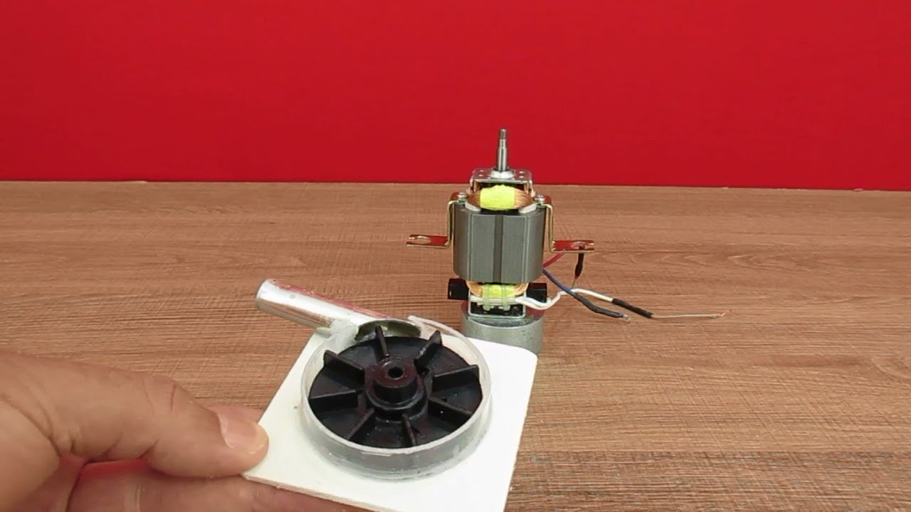 Bomba de água com Motor de Liquidificador - Faça uma bomba de água caseira com materiais simples