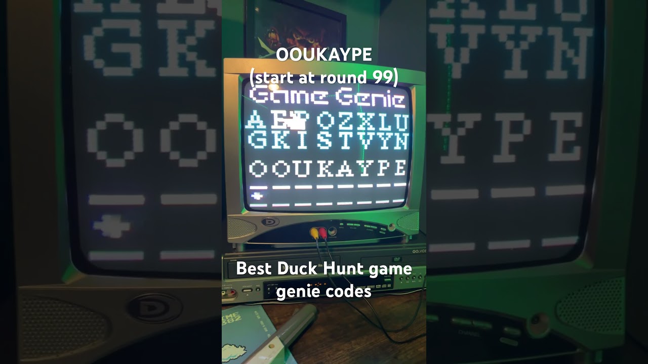 Best Duck Hunt game genie codes 