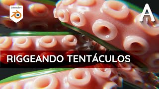 Rigging y Animación de Tentáculos en Blender | Blender Proyecto