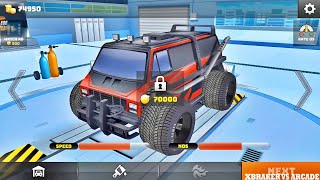 Mountain Climb Stunt: Futuristic Van Unlocked Impossible Stunts Levels Completed - Android GamePlay screenshot 3