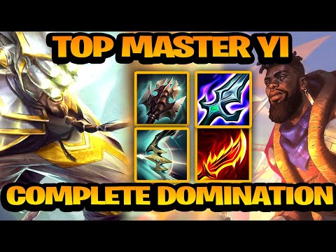 TOP MASTER YI ABSOLUTELY DOMINATES EVERY GAME
