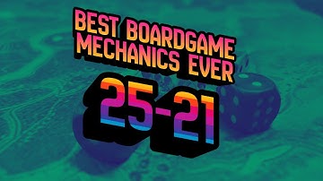 Top 25 Board Game Mechanics to Spark Emotion: Part 1 #boardgames