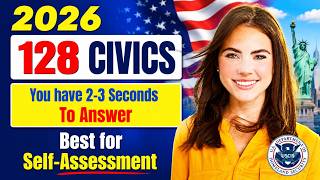 2026 Random U S Citizenship Test 128 Civics Questions Answers USCIS Ciudadania Americana