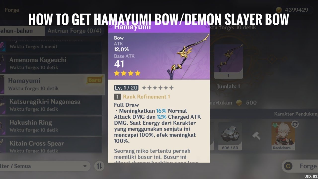 How to get inazuma bow and "thank you, come again" Achievement | Genshin impact